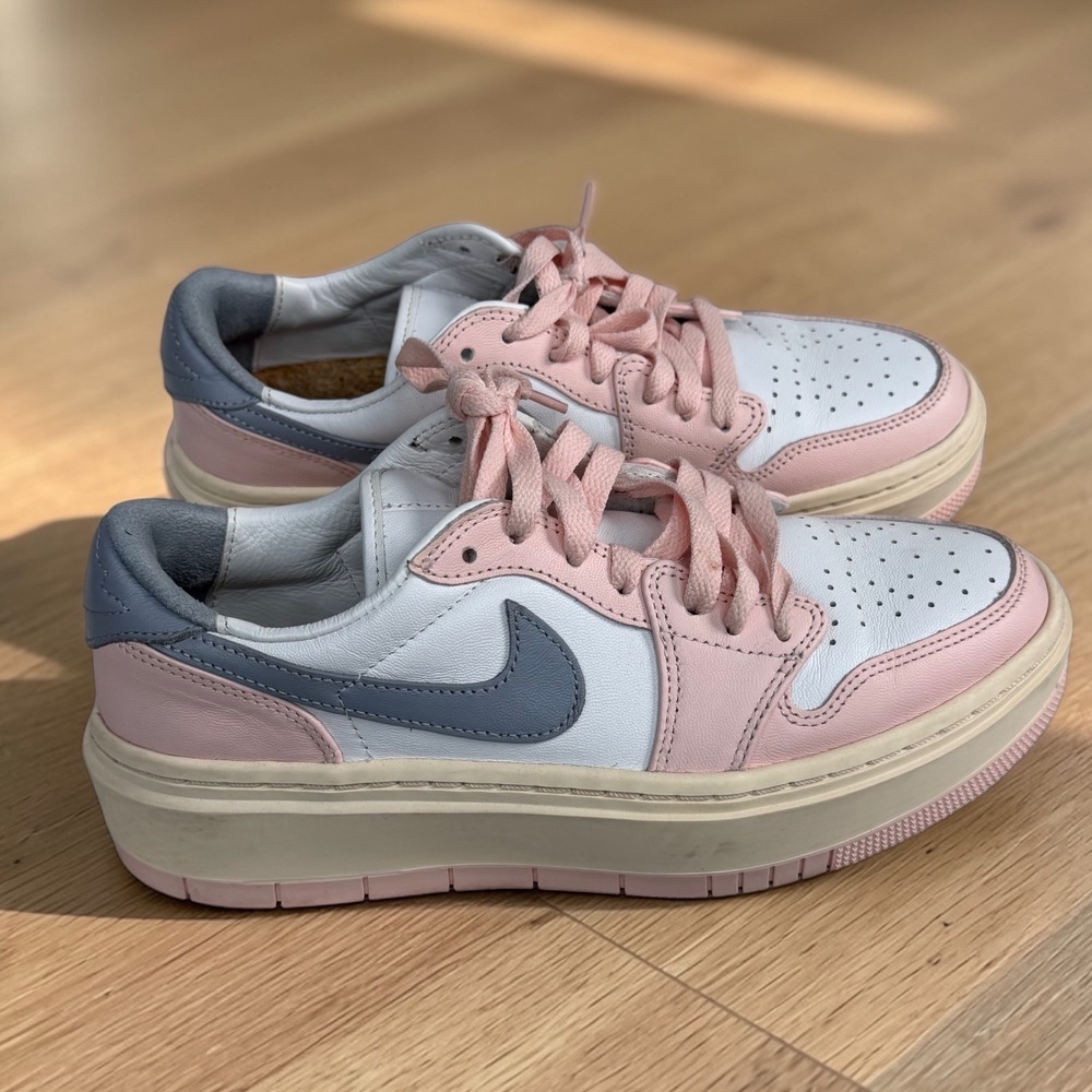 Y2K Nike Air Jordan 1 Elevate Low Women Size 8 Pink Platform Sneakers DH7004-600